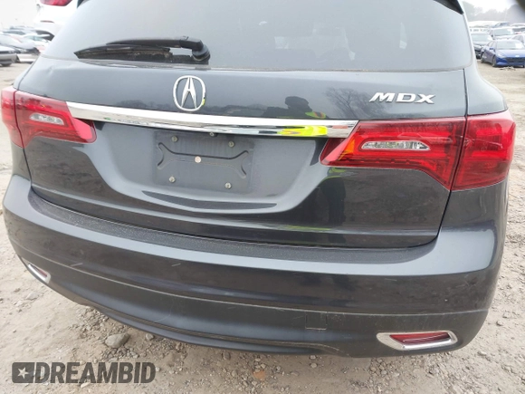 2016 Acura MDX w/Tech with VIN 5FRYD3H40GB018685, listed as a IAAI auction lot 41394033 with 148,990 mi miles. Bid and sale history available at carsss.com. Image 16.
