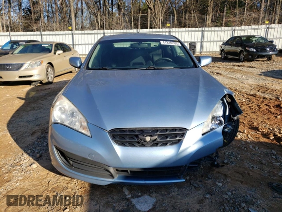 2011 Hyundai Genesis Coupe with VIN KMHHT6KD2BU052167, listed as a Copart auction lot 41340295 with 117,048 mi miles and Salvage title. Bid and sale history available at DreamBid. Image 5.