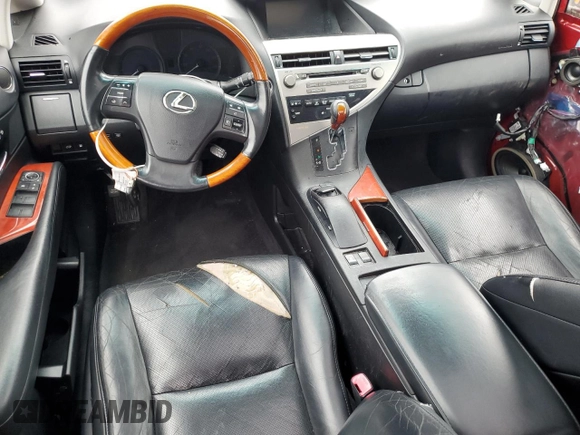 2010 Lexus RX 450h with VIN JTJBC1BA2A2024623, listed as a Copart auction lot 54246765 with Not provided miles and Salvage title. Bid and sale history available at DreamBid. Image 8.