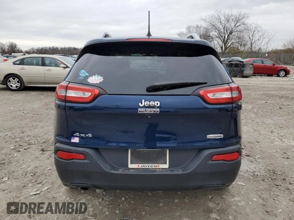 2018 Jeep Cherokee Latitude Plus with VIN 1C4PJMLB9JD521650, listed as a Copart auction lot 80287484 with 131,976 mi miles and Non Repairable. Bid and sale history available at DreamBid. Image 6.