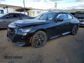 2022 BMW 2 Series M240i xDrive with VIN 3MW53CM04N8C78600, listed as a Copart auction lot 88355955 with 0 mi miles and Salvage Title. Bid and sale history available at carsss.com. Image 1.