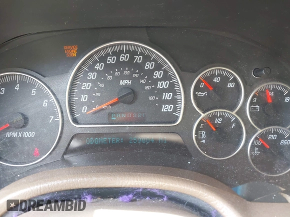 2003 GMC Envoy SLT with VIN 1GKDS13S632266506, listed as a IAAI auction lot 42149049 with 259,884 mi miles and . Bid and sale history available at DreamBid. Image 7.