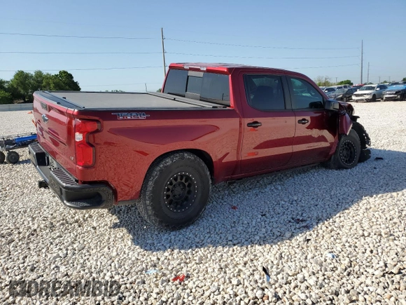 2021 Chevrolet Silverado 1500 LT Trail Boss with VIN 3GCPYFED9MG282761, listed as a Copart auction lot 52230705 with 42,328 mi miles and Salvage Title. Bid and sale history available at DreamBid. Image 3.