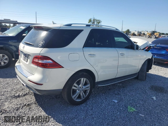 2013 Mercedes-Benz M 350 with VIN 4JGDA5JB0DA207866, listed as a Copart auction lot 48928315 with Not Provided miles and Salvage Title. Bid and sale history available at DreamBid. Image 3.