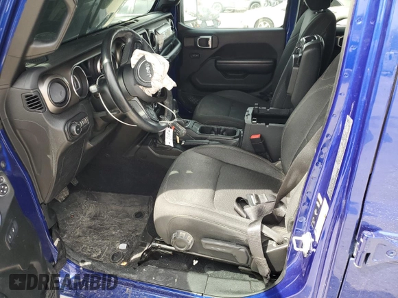 2020 Jeep Wrangler Unlimited Sport Altitude with VIN 1C4HJXDN8LW329075, listed as a Copart auction lot 49470025 with 78,380 mi miles and Salvage title. Bid and sale history available at DreamBid. Image 7.
