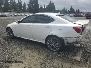 2011 Lexus IS 250 with VIN JTHCF5C27B5051554, listed as a Copart auction lot 56521425 with 133,661 mi miles and Salvage title. Bid and sale history available at DreamBid. Image 2.