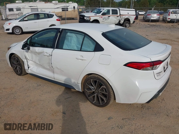 2022 Toyota Corolla SE with VIN 5YFS4MCE0NP136332, listed as a IAAI auction lot 42094001 with 36,371 mi miles and . Bid and sale history available at DreamBid. Image 3.