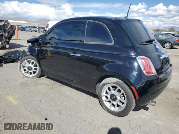 2015 FIAT 500 Pop with VIN 3C3CFFAR3FT508054, listed as a Copart auction lot 51841435 with 92,706 mi miles and Salvage title. Bid and sale history available at DreamBid. Image 2.