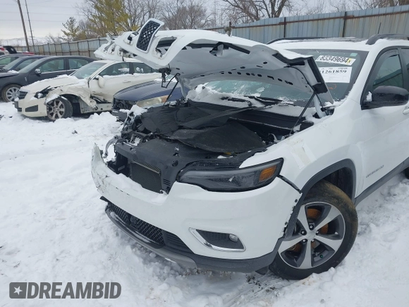 2022 Jeep Cherokee Limited with VIN 1C4PJMDN1ND524332, listed as a IAAI auction lot 41261859 with 30,970 mi miles and . Bid and sale history available at DreamBid. Image 6.