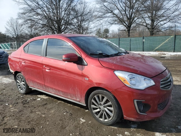 2019 Mitsubishi Mirage G4 SE with VIN ML32F4FJ9KHF10405, listed as a Copart auction lot 89288195 with 100,822 mi miles and Salvage Title. Bid and sale history available at carsss.com. Image 4.
