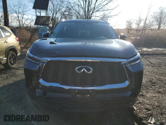 2024 Infiniti QX60 Luxe с VIN 5N1DL1FS2RC346226, выставлен на аукционе Copart как лот 49484615 с пробегом 5 728 миль миль и Списание • Salvage title. История ставок и продаж доступна на DreamBid. Изображение 5.
