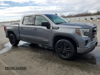 2021 GMC Sierra 1500 Elevation with VIN 1GTU9CED8MZ345170, listed as a Copart auction lot 44020005 with 45,566 mi miles and Clean Title. Bid and sale history available at DreamBid. Image 4.