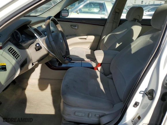 2006 Hyundai Azera SE with VIN KMHFC46FX6A136882, listed as a Copart auction lot 77377864 with 165,124 mi miles and Salvage Title. Bid and sale history available at carsss.com. Image 7.