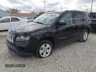 2014 Jeep Compass Altitude with VIN 1C4NJCBA0ED843822, listed as a Copart auction lot 50509205 with 108,811 mi miles and Salvage Title. Bid and sale history available at carsss.com. Image 1.
