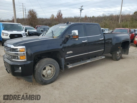 2016 Chevrolet Silverado 3500HD High Country with VIN 1GC4K1E85GF243925, listed as a Copart auction lot 80428434 with 0 mi miles and Salvage Title. Bid and sale history available at carsss.com. Image 1.