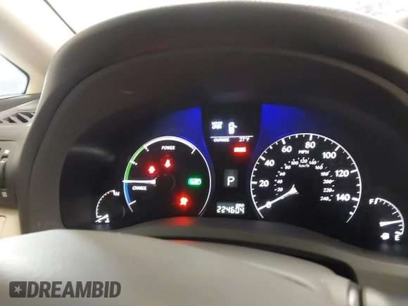2011 Lexus RX 450h with VIN JTJBC1BA3B2037513, listed as a IAAI auction lot 41375808 with 224,604 mi miles and . Bid and sale history available at DreamBid. Image 7.
