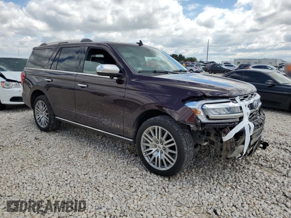 2024 Ford Expedition Platinum с VIN 1FMJU1M81REA40775, выставлен на аукционе Copart как лот 70694324 с пробегом 7 104 миль миль и Списание • Salvage title. История ставок и продаж доступна на DreamBid. Изображение 4.
