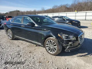2015 Hyundai Genesis 3.8L with VIN KMHGN4JE9FU015398, listed as a Copart auction lot 47484215 with 124,873 mi miles and Clean Title. Bid and sale history available at carsss.com. Image 4.