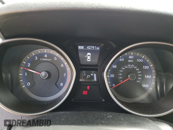 2016 Hyundai Elantra GT with VIN KMHD35LH6GU316279, listed as a Copart auction lot 70252724 with 42,791 mi miles and Salvage Title. Bid and sale history available at carsss.com. Image 9.