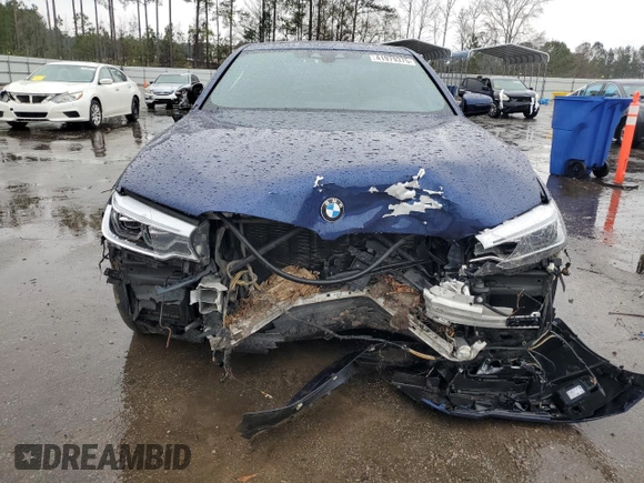 2019 BMW 5 Series 540i xDrive with VIN WBAJE7C56KWW17843, listed as a Copart auction lot 41979375 with Not Provided miles and Salvage Title. Bid and sale history available at DreamBid. Image 5.