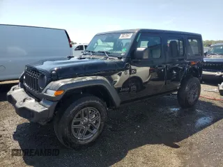 2025 Jeep Wrangler Willys with VIN 1C4RJXN69SW578480, listed as a Copart auction lot 61164735 with 281 mi miles and Salvage title. Bid and sale history available at DreamBid. Image 1.