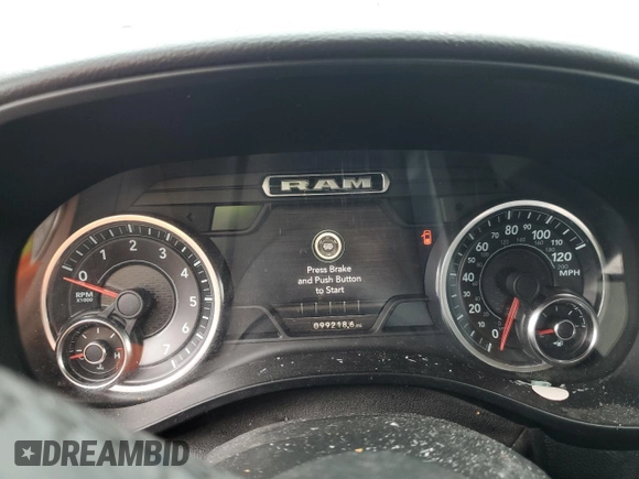2020 Ram 1500 Big Horn with VIN 1C6RREBT2LN277507, listed as a Copart auction lot 51234425 with 99,218 mi miles and Clean Title. Bid and sale history available at carsss.com. Image 9.