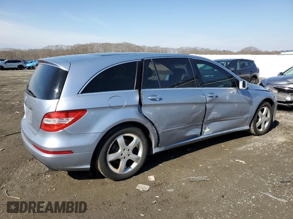 2011 Mercedes-Benz R 350 with VIN 4JGCB6FE2BA116550, listed as a Copart auction lot 46595215 with 175,376 mi miles and Clean title. Bid and sale history available at DreamBid. Image 3.