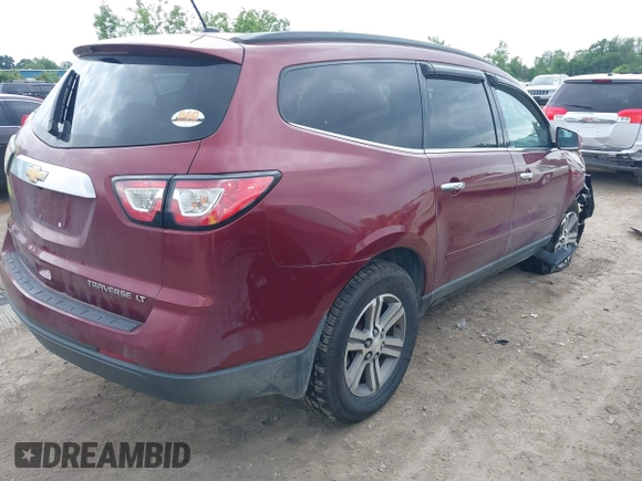 2015 Chevrolet Traverse LT with VIN 1GNKVGKD7FJ122450, listed as a IAAI auction lot 42491203 with 81,164 mi miles and . Bid and sale history available at DreamBid. Image 4.