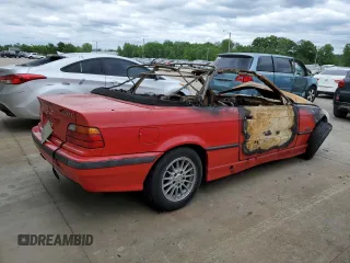 1996 BMW 3-Series 328IC with VIN WBABK8326TET92422, listed as a Copart auction lot 57731484 with 0 mi miles and Salvage Title. Bid and sale history available at carsss.com. Image 3.