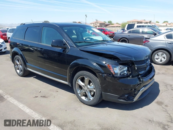 2017 Dodge Journey Crossroad Plus z VIN 3C4PDCGG9HT554093, wystawiony jako IAAI lot #42368687 z przebiegiem 112 759 mil mil oraz . Historia ofert i sprzedaży dostępna na DreamBid. Obrazek 1.