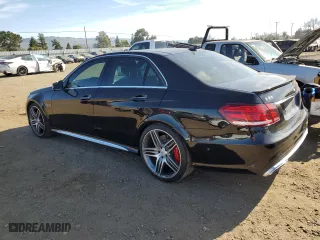 2015 Mercedes-Benz E-Class E 63 AMG S-Model with VIN WDDHF7GB8FB152189, listed as a Copart auction lot 42588145 with 46,885 mi miles and Salvage Title. Bid and sale history available at carsss.com. Image 2.