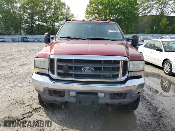 2002 Ford F-350 XL with VIN 1FTSF31L72EC07752, listed as a Copart auction lot 53464854 with 105,485 mi miles and Non Repairable. Bid and sale history available at DreamBid. Image 5.