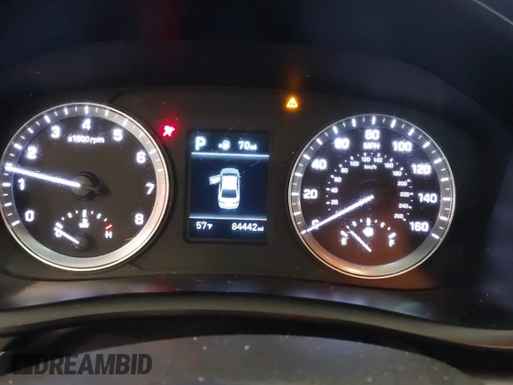 2019 Hyundai Sonata SE with VIN 5NPE24AF8KH790003, listed as a IAAI auction lot 41353854 with 84,442 mi miles and . Bid and sale history available at carsss.com. Image 7.