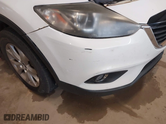 2014 Mazda CX-9 Touring with VIN JM3TB2CA8E0430199, listed as a IAAI auction lot 42090612 with 188,412 mi miles and . Bid and sale history available at carsss.com. Image 6.