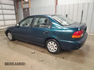 1997 Honda Civic DX with VIN 1HGEJ6529VL024076, listed as a Copart auction lot 74904484 with 203,570 mi miles and Salvage Title. Bid and sale history available at carsss.com. Image 2.
