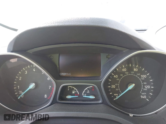 2017 Ford Escape Titanium with VIN 1FMCU0JD3HUB19602, listed as a IAAI auction lot 41816296 with 70,311 mi miles. Bid and sale history available at carsss.com. Image 7.