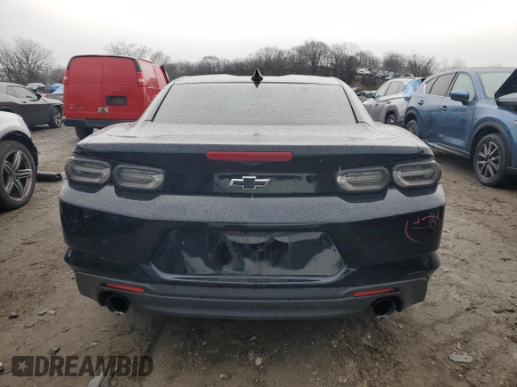2019 Chevrolet Camaro 1LS with VIN 1G1FB1RXXK0135797, listed as a Copart auction lot 46783745 with 52,275 mi miles and Salvage Title. Bid and sale history available at carsss.com. Image 6.