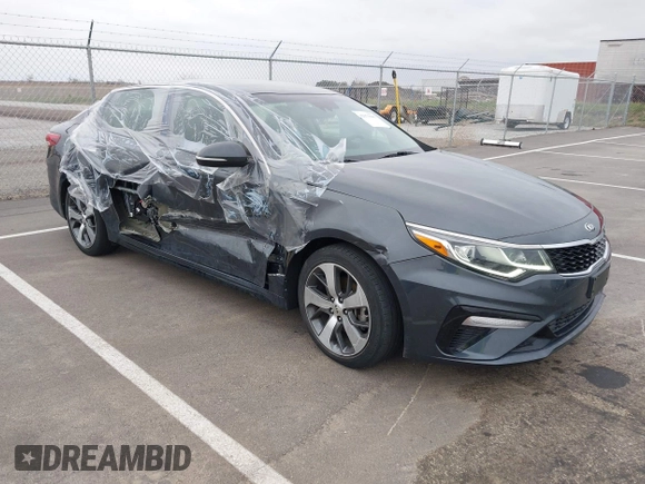 2020 Kia Optima LX with VIN 5XXGT4L30LG405944, listed as a IAAI auction lot 42071845 with 37,012 mi miles. Bid and sale history available at carsss.com. Image 1.