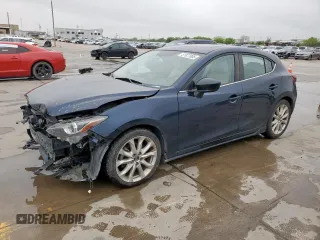 2015 Mazda 3 S Grand Touring with VIN JM1BM1M39F1231456, listed as a Copart auction lot 51927005 with 120,779 mi miles and Salvage title. Bid and sale history available at DreamBid. Image 1.