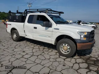2017 Ford F-150 XL with VIN 1FTEX1EP7HFA81780, listed as a Copart auction lot 62687945 with 232,732 mi miles and Salvage title. Bid and sale history available at DreamBid. Image 4.