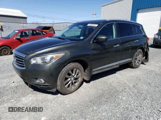 2013 Infiniti JX35 with VIN 5N1AL0MM3DC304593, listed as a Copart auction lot 48988804 with 0 mi miles and Clean Title. Bid and sale history available at carsss.com. Image 1.