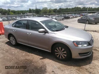 2013 Volkswagen Passat S with VIN 1VWAP7A34DC037958, listed as a IAAI auction lot 42641590 with 226,959 mi miles and . Bid and sale history available at DreamBid. Image 1.