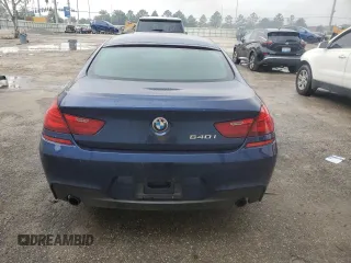 2015 BMW 6 Series 640i with VIN WBA6A0C59FGB53667, listed as a Copart auction lot 74034834 with Not Provided miles and Salvage Title. Bid and sale history available at DreamBid. Image 6.