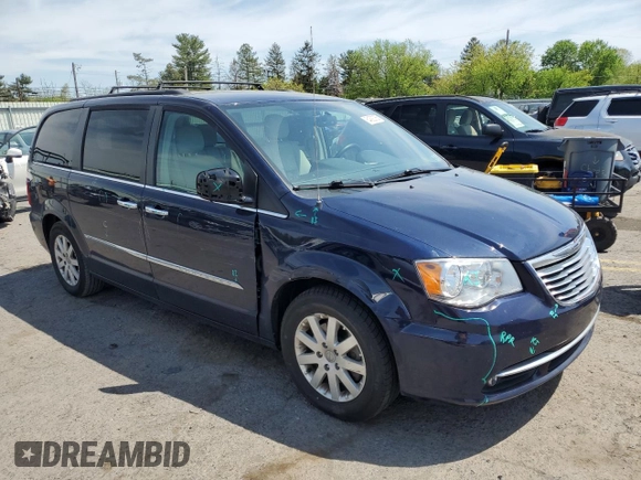 2014 Chrysler Town & Country Touring with VIN 2C4RC1BG0ER422877, listed as a Copart auction lot 54392755 with 117,605 mi miles and Salvage Title. Bid and sale history available at carsss.com. Image 4.