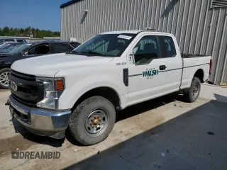 2020 Ford F-250 XL with VIN 1FT7X2A61LEE10323, listed as a Copart auction lot 53792344 with 110,246 mi miles and Salvage title. Bid and sale history available at DreamBid. Image 1.