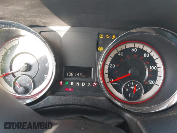 2016 Dodge Grand Caravan SXT with VIN 2C4RDGCGXGR257633, listed as a IAAI auction lot 41514684 with 108,743 mi miles and . Bid and sale history available at DreamBid. Image 7.