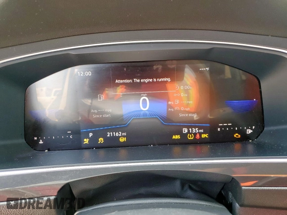 2023 Volkswagen Tiguan SE with VIN 3VV3B7AX7PM117286, listed as a Copart auction lot 57418985 with 21,162 mi miles and Salvage title. Bid and sale history available at DreamBid. Image 9.
