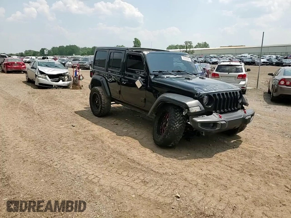 2020 Jeep Wrangler Unlimited Sport Altitude with VIN 1C4HJXDG2LW102854, listed as a Copart auction lot 60245695 with 134,575 mi miles and Non repairable. Bid and sale history available at DreamBid. Image 15.