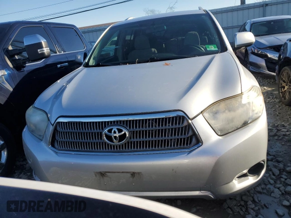 2010 Toyota Highlander Hybrid with VIN JTEBW3EH2A2048012, listed as a Copart auction lot 84794894 with 125,346 mi miles and Salvage Title. Bid and sale history available at carsss.com. Image 5.