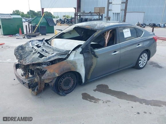 2017 Nissan Sentra SV with VIN 3N1AB7AP8HL644477, listed as a IAAI auction lot 41516961 with 1 mi miles. Bid and sale history available at carsss.com. Image 2.